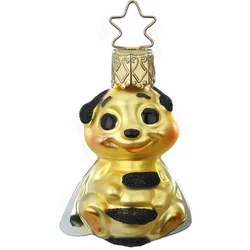 INGE-Glas Manufaktur Christbaumschmuck Glas Honigbiene Weihnachtskugeln Weihnachtsbaumschmuck Wespe