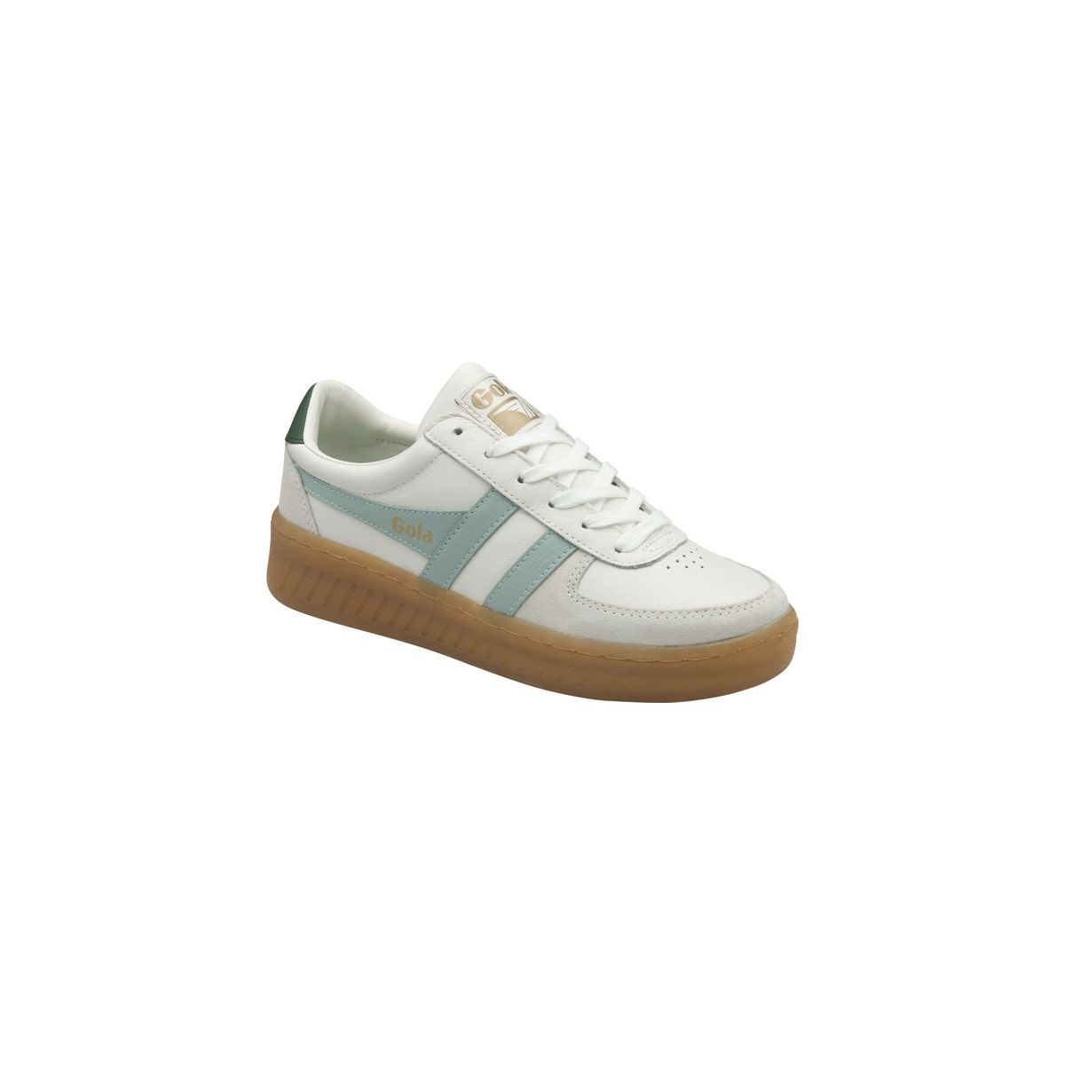 Gola Grandslam Elite Sneaker Women white/surf/evergreen/gum (XE) 37 CLB621-XE-37-whitesurfevergreengum