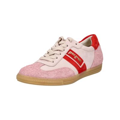 Sneaker PAUL GREEN "Paul Green Sneaker Veloursleder", Damen, Gr. 38, rosa, Veloursleder, Schuhe Sneaker