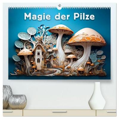 Magie der Pilze (hochwertiger Premium Wandkalender 2027 DIN A2 quer), Kunstdruck in Hochglanz