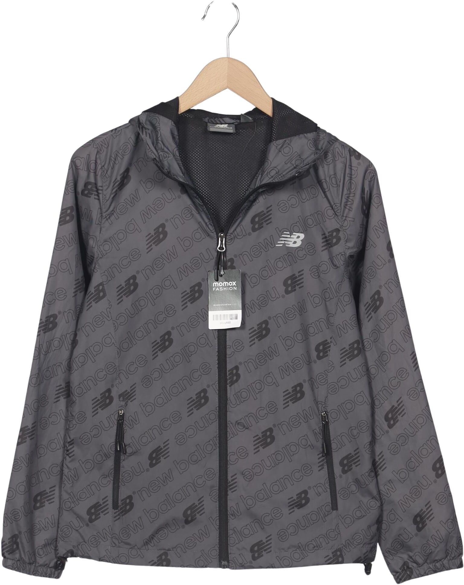 New Balance Damen Jacke, Grau, Gr. S, Synthetik - Second Hand