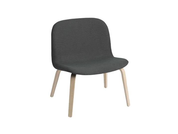 Muuto Chaise lounge recouverte de textile Visu Fiord 991-Oak