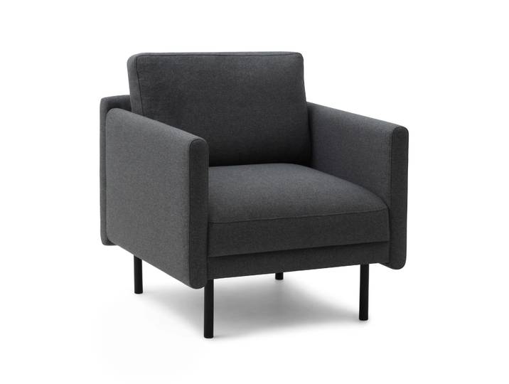 Normann Copenhagen Fauteuil Rar Re-Born dark grey