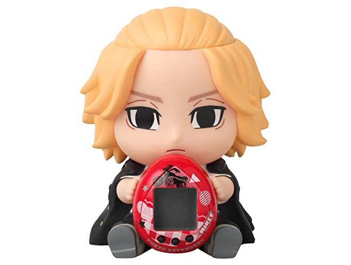 Bandai Tamagotchi Tokyo Revengers Mikey versie met Hugmy figuur 4 cm virtueel huisdier gebaseerd op Tokyo Revengers Manga en Anime met verzamelbare Mikey Hugmy Anime Merch 90s kinderspeelgoed
