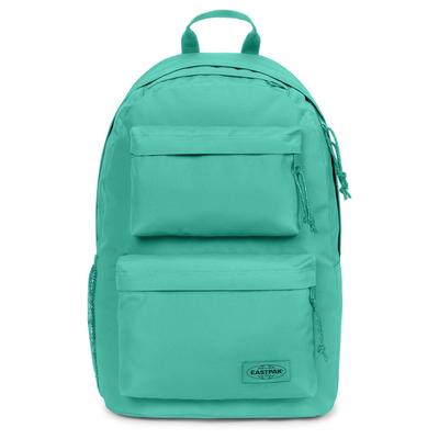 Freizeitrucksack EASTPAK "PADDED DBL", Gr. B/H/T: 28,5cm x 47cm x 21cm, türkis, Polyester, Rucksäcke Freizeitrucksack, Unisex Schulrucksack, Businessrucksack mit 13"Tabletfach & Tragegriff