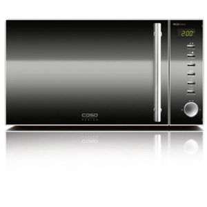 Caso Mikrowelle MG 20 Menu, mit 1000 Watt Grill, 800 Watt, schwarz, mit Drehteller, Garraum 20 Liter
