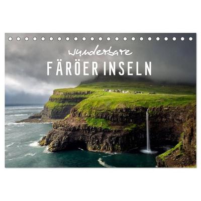 Wunderbare Färöer Inseln (Tischkalender 2026 DIN A5 quer), CALVENDO Monatskalender