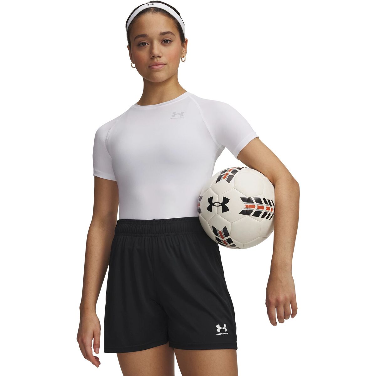 Under Armour HG Authentics Comp SS white halo gray (101) M 1365460-101-MD