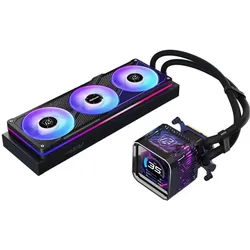 AsRock CPC Phantom Gaming 360 LCD Black, CPU Wasserkühler, Schwarz