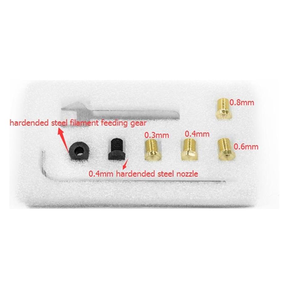 FlashForge GIIS Nozzle & Gear Kit Zubehör (Düse, Ersatzteile, Zubehör) (20001097001)