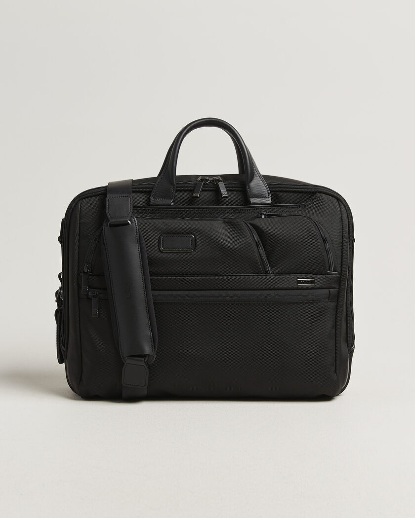 TUMI Alpha 4 Large Briefcase Black