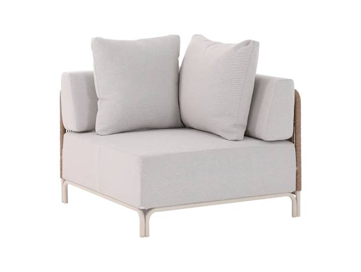 Lounge Element Maui, Edy&liv, hellgrau, Aluminium