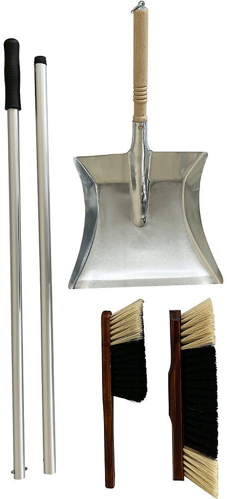 kaiserkraft Zimmerbesen Komplett-Set, Besenbreite 280 mm, mit Kehrschaufel und Handfeger