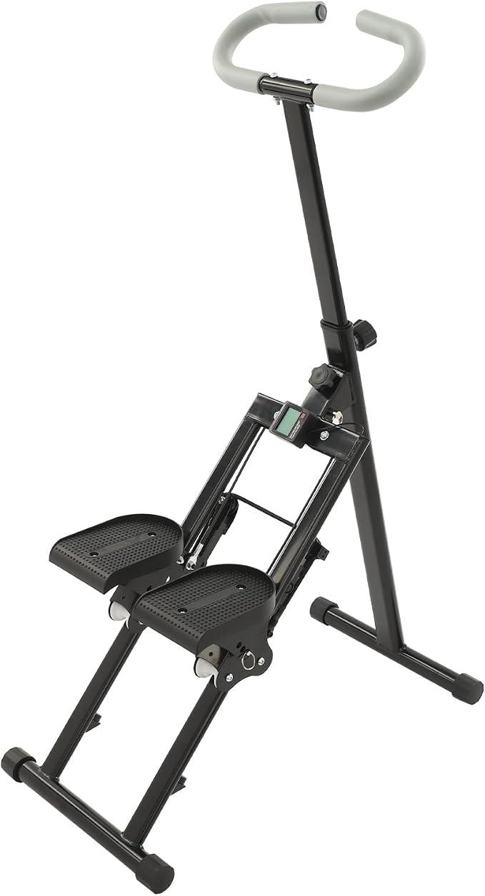 Stepper für Zuhause, Stairmaster für Zuhause,100kg Treppensteiger Fitnessgerät, Faltbarer Vertikaler Treppensteiger für Ganzkörpertraining - Stair Stepper für Gym