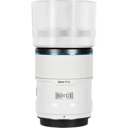 Sirui Sniper 56mm F1.2 APSC Auto-Focus Lens (Sony E-Mount, White) (Sony E, APS-C / DX), Objektiv, Weiss