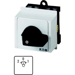 Eaton 079198 Universal-Steuerschalter, T0, 20 A, Verteilereinbau, 3 Baueinheit(en), Kontakte: 6, Tastfunktion in Stellung 1 und 2, 45 °, tastend