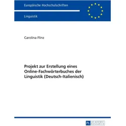 Projekt zur Erstellung eines Online-Fachwörterbuches der Linguistik (Deutsch-Italienisch), Fachbücher von Carolina Flinz