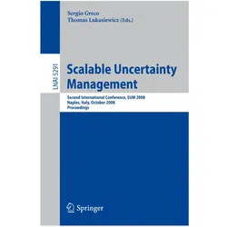 Scalable Uncertainty Management, Fachbücher von Sergio Greco