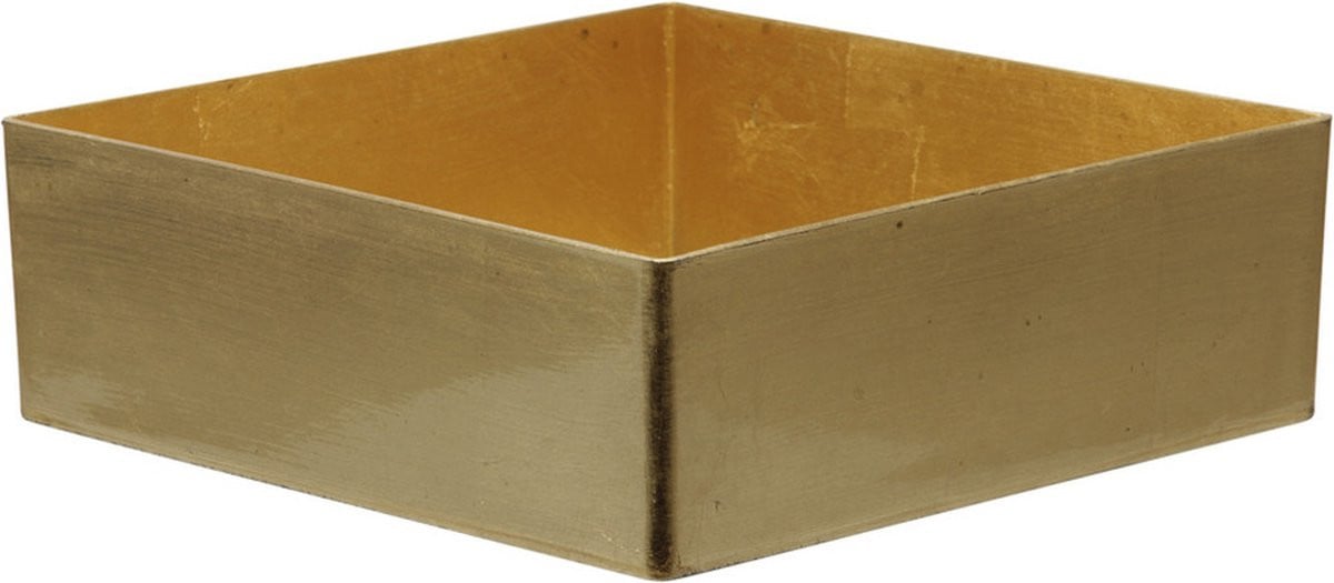 Othmar Decorations Kerststukje Dienblad Goud 20 x 20 cm