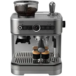 Philips Macchina per Espresso Semi Automatica Barista Brew, Siebträgermaschine, Grau