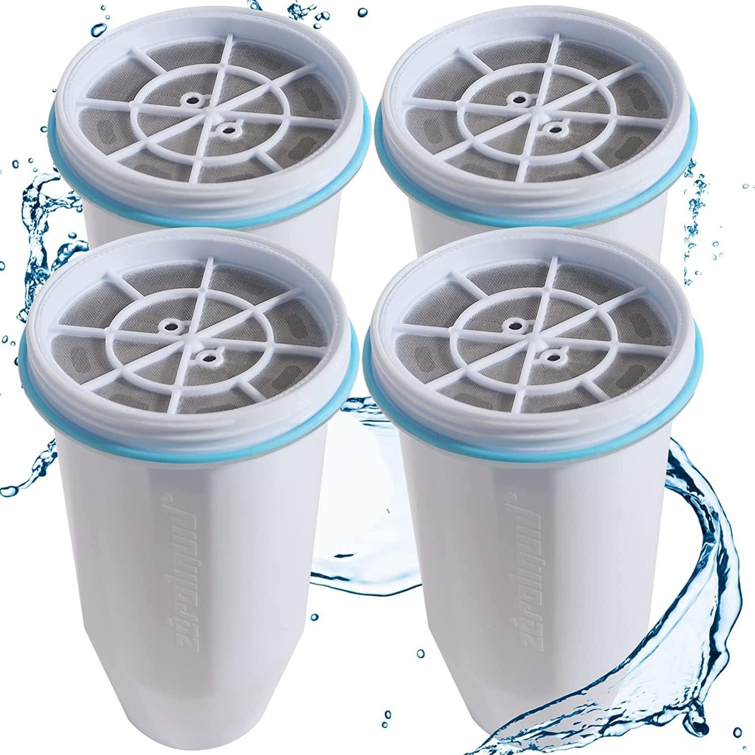 Dripio 4-delige waterfilterset met 6 filters compatibel met Zerowater-waterkan