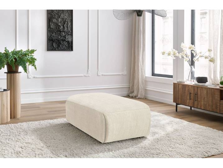 Pouf petit JEANNE tissu velours