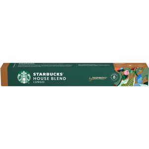 Starbucks Kaffeekapseln by Nespresso, House Blend Lungo, 10 Kapseln, für Nespresso
