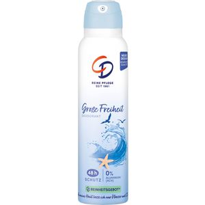 CD-Körperpflege Deodorant Große Freiheit, Spray, unisex, 48h Schutz, ohne Aluminium, 150 ml
