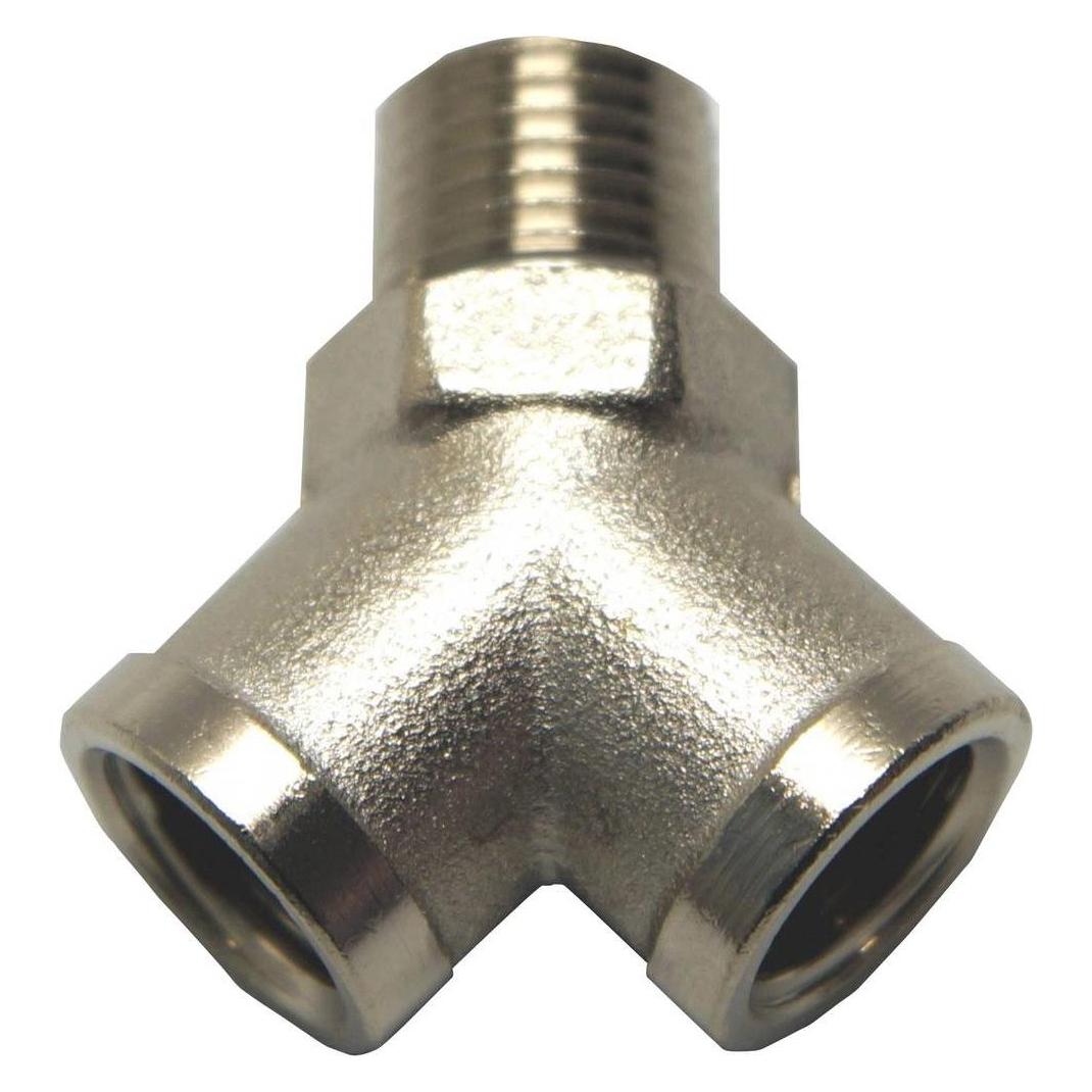 Aerotec YVerteiler Zoll AG 2x Zoll IG konisch (20.600.03)