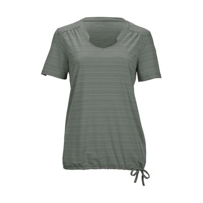 T-Shirt KILLTEC "KOS 46 WMN TSHRT", Damen, Gr. 36, grün, Obermaterial: 93% Polyester, 7% Elasthan, Rundhals, Shirts T-Shirt, Schnelltrocknend, feuchtigkeitstransportierend, verstellbarer Saum