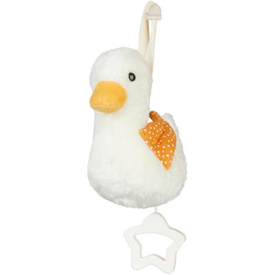 Spieluhr STERNTALER "Ente, S", weiß (cremeweiß), Spieluhren, KinderB:13cm H:12cm T:8cm, Plüsch, B:13cm H:12cm T:8cm