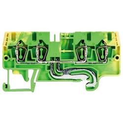 Wieland Electric 56.703.9155.0 Duo-Schutzleiterklemme 5 mm Federzuganschluss Grün-Gelb 100 St.