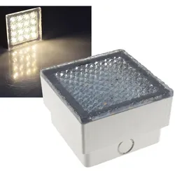 ChiliTec LED Pflasterstein "BRIKX 10" warmweiß 10x10x7cm, 120lm, IP67, 230V
