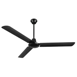 Globo Deckenventilator Ferro Alu, Eisen, Stahl & Metall Schwarz