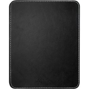 LogiLink Mauspad Mouse Pad, ID0150, schwarz, 220 x 180 mm, Echt Leder