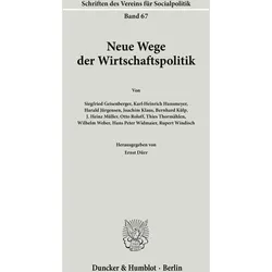 Neue Wege der Wirtschaftspolitik, Fachbücher