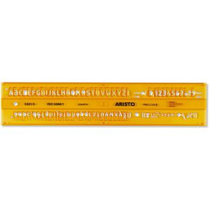 Aristo Schablone AR5301/5, Schriftschablone, Schrifthöhe 5 mm
