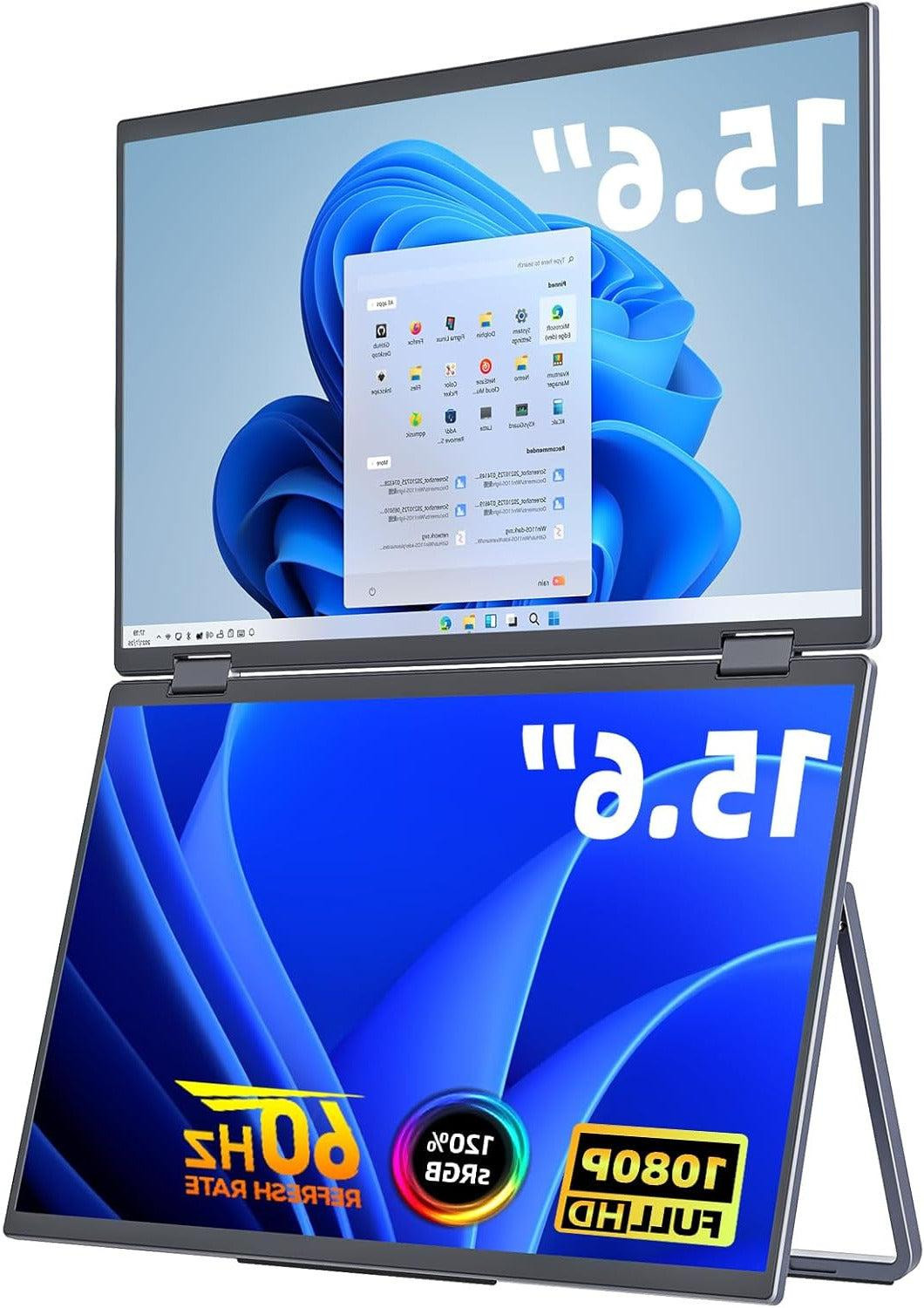 Selius Laptop Scherm Extender - Draagbare Full HD Monitor met USB-C aansluiting