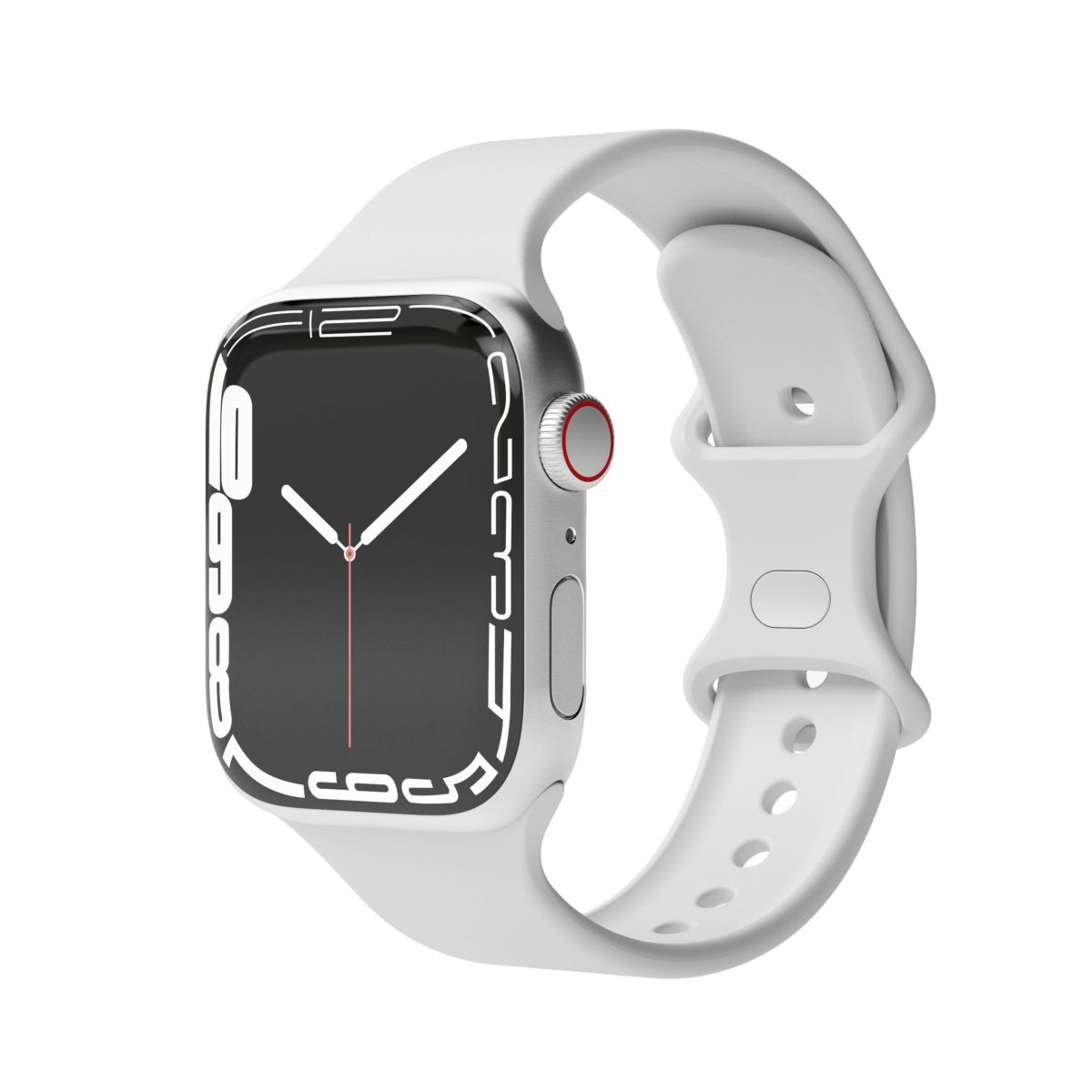 Vonmählen Classic Band Armband Apple Watch 38 mm / 40 mm / 41 mm (Hellgrau) AWS00074