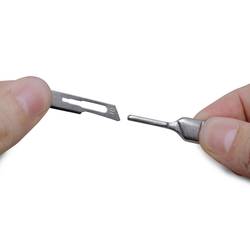 BERNSTEIN Tools for Electronics 2-102 Skalpell Silber 1 Set