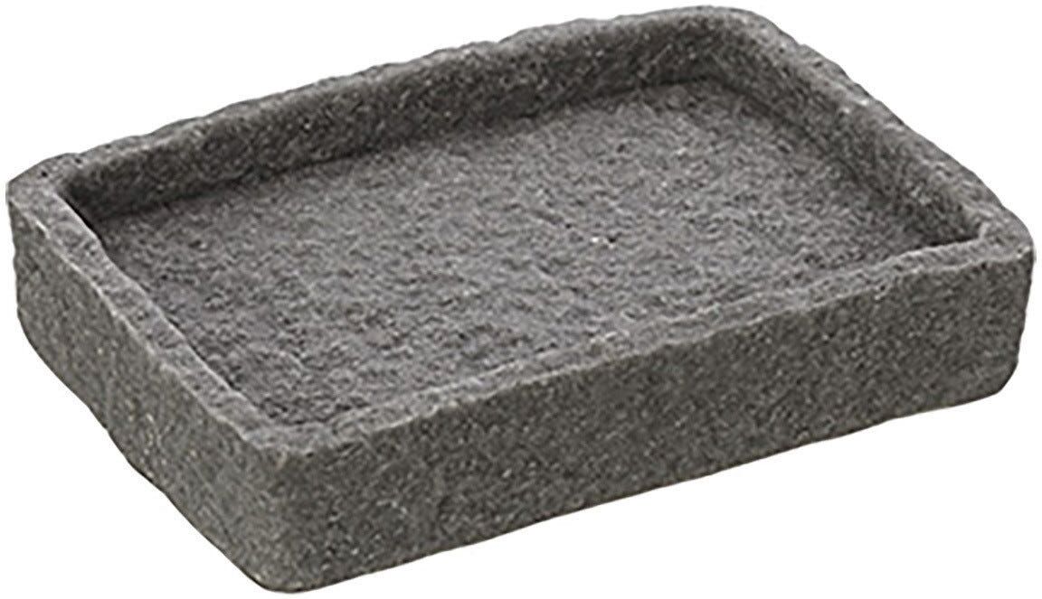 Tecnomat PORTASAPONE SERIE SABBIA IN POLIRESINA COLORE GRIGIO