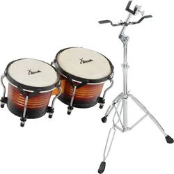 XDrum Bongos Pro Vintage Sunburst Set inkl. Ständer