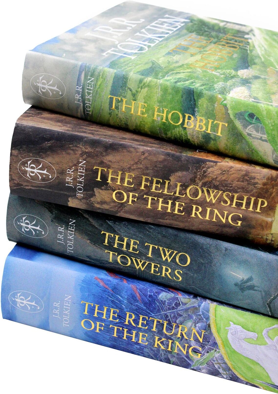 HARPERCOLLINS The Hobbit and The Lord of the Rings 4 Books Collection Set Illustrated edition