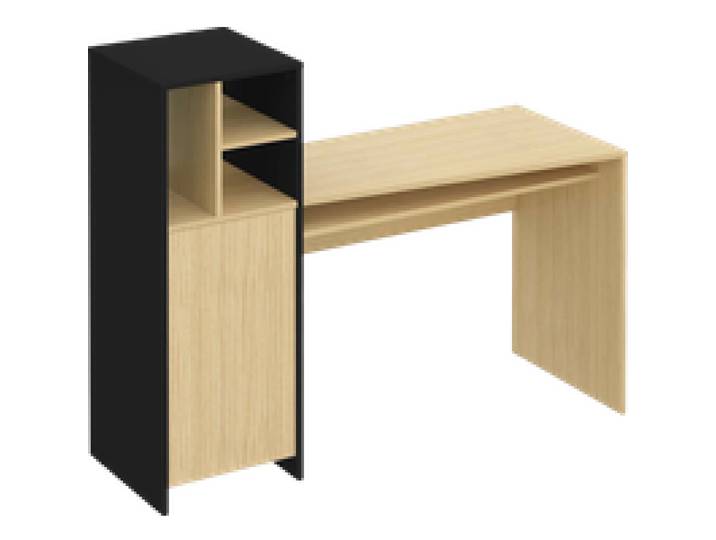Bureau bois 1 porte Mitch