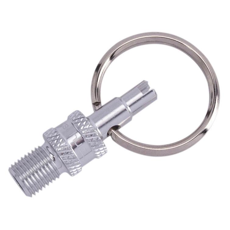 By.schulz by,schulz Unisex - Erwachsene Mini Tool Ventiladapter, Silber, Einheitsgrösse (11201)