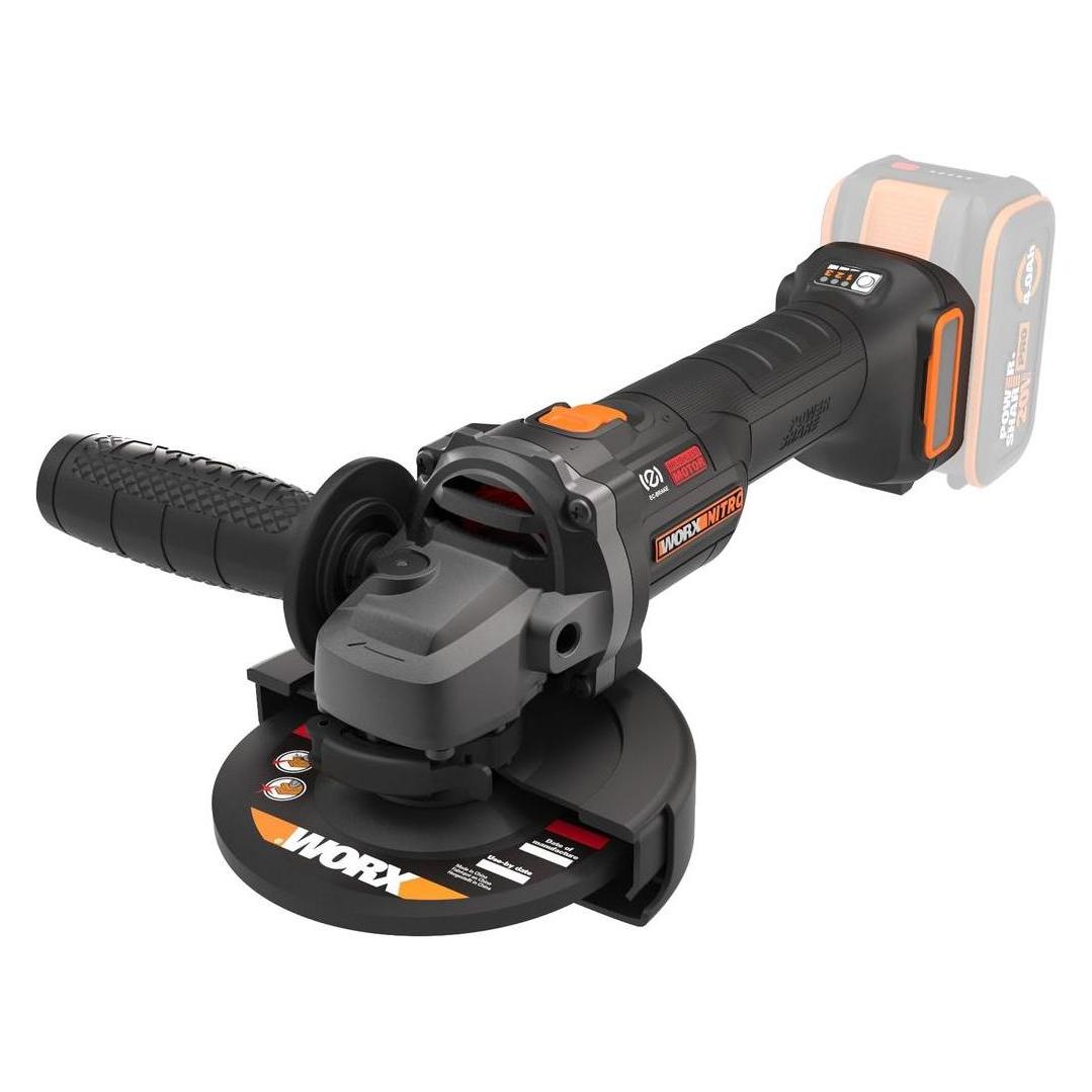 Worx Accu haakse slijper WX814.9 (zonder accu) (125 mm) (WX814.9)