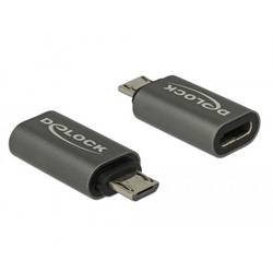 Delock USB 2.0 Adapter [1x USB 2.0 Stecker Micro-B - 1x USB-C® 3.1 Buchse] 65927 0 mm