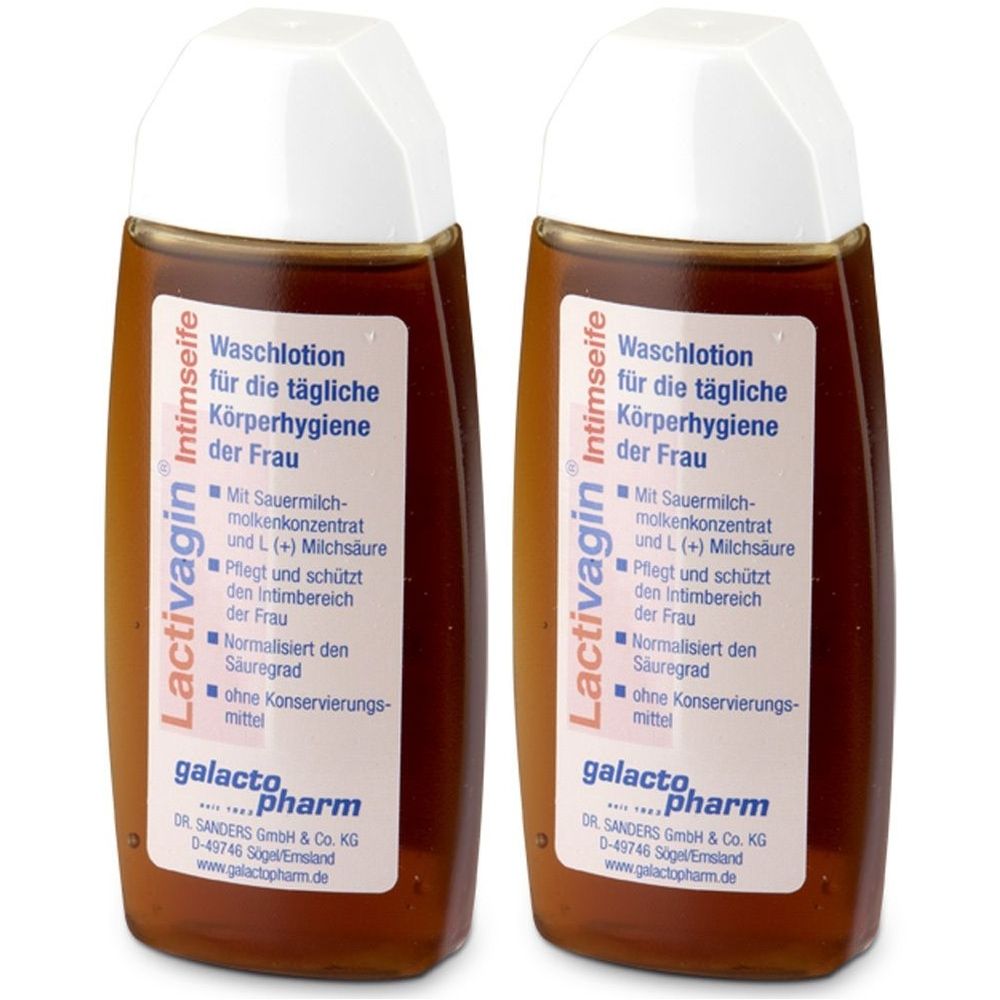 Lactivagin Intimseife x2 2x200 ml Flüssigseife