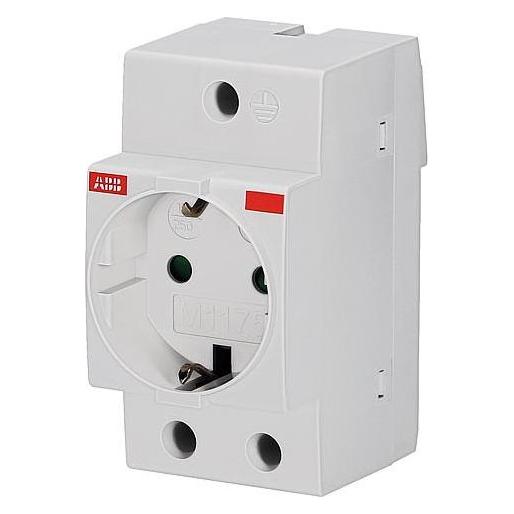 ABB German Schuko Din Rail Modular Socket (2CSM210000R0721)
