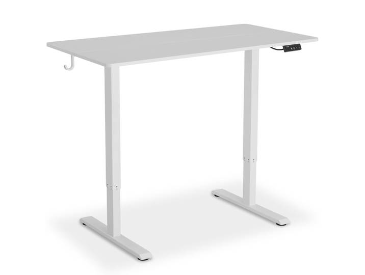 Elektrisch höhenverstellbarer Schreibtisch Loki, 2-stufig - weiss